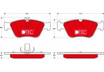 Front brake pad set