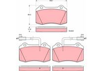 Front brake pad set
