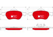 Front brake pad set