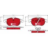 Front brake pad set TRW - GDB1613DTE