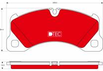 Front brake pad set