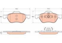 Front brake pad set