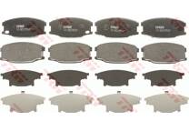Front brake pad set