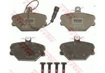 Front brake pad set