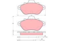 Front brake pad set
