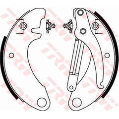 Jeu De Mâchoires De Frein TRW GS8053 - Compatible Citroën 2CV, Méhari, Dyane - Diamètre 180mm