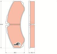Plaquettes Frein Arrière Brembo P83065 - Pour Toyota Corolla 2001-2007 - Norme ECE R90 - Avec Indicateur Usure - 8