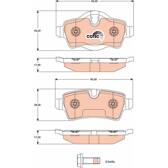 Kit de plaquettes de frein Value Line Arriére pour MINI R56 Cooper SD  34212289155