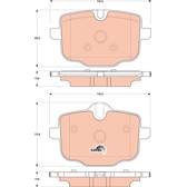 Combo Disques et plaquettes de freins arrière pour BMW X3 de 1ère qualité -  Alxmic