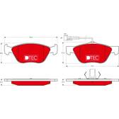 Jeu de plaquettes de frein avant TRW - GDB1212DTE