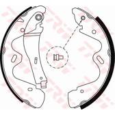 Juego de zapatas de frenos TRW - GS8483