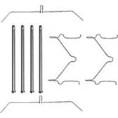 Kit d'accessoires (plaquette de frein) TRW - PFK290