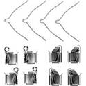 Kit d'accessoires (plaquette de frein) TRW - PFK366