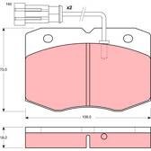 Kit pastiglie freno anteriore TRW - GDB1356