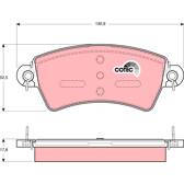 Kit pastiglie freno anteriore TRW - GDB1385