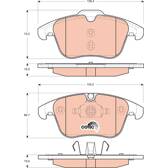 Kit pastiglie freno anteriore TRW - GDB1705
