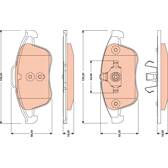 Kit pastiglie freno anteriore TRW - GDB1788