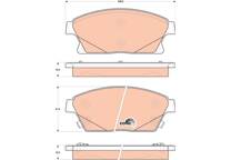 TRISCAN Kit de plaquettes de frein, frein à disque pour AUDI VW 8110