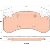 Kit pastiglie freno anteriore TRW - GDB1911