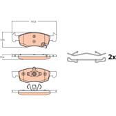 Kit pastiglie freno anteriore TRW - GDB2099