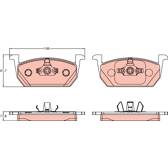 Kit pastiglie freno anteriore TRW - GDB2159