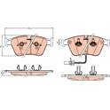 Kit pastiglie freno anteriore TRW - GDB2177