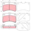 Kit pastiglie freno anteriore TRW - GDB3219