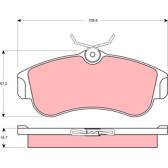 Kit pastiglie freno anteriore TRW - GDB3271