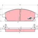Kit pastiglie freno anteriore TRW - GDB3312