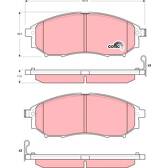 Kit pastiglie freno anteriore TRW - GDB3392