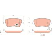 Kit pastiglie freno anteriore TRW - GDB3396