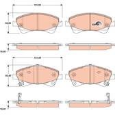 Kit pastiglie freno anteriore TRW - GDB3479