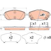 Kit pastiglie freno anteriore TRW - GDB3598