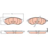 Kit pastiglie freno anteriore TRW - GDB3634