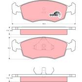 Kit pastiglie freno anteriore TRW - GDB371