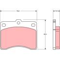Kit pastiglie freno anteriore TRW - GDB736
