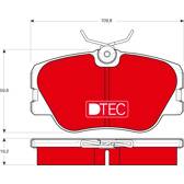 Kit pastiglie freno anteriore TRW - GDB818DTE