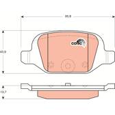 Kit pastiglie freno posteriore TRW - GDB1384
