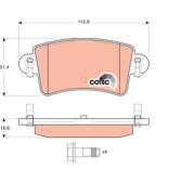 TRW GDB1470 Pastiglie Freno Posteriori – Set Di 4 Per Renault Master II, Opel Movano, Nissan Interstar (1997-2013) – Qualità Originale - 3