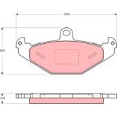 Kit pastiglie freno posteriore TRW - GDB1494