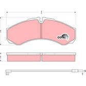 Kit pastiglie freno posteriore TRW - GDB1609