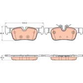 Kit pastiglie freno posteriore TRW - GDB2063