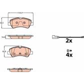 PER FORD TRANSIT PERSONALIZZATO 2.2 TDCi KIT DISCHI FRENO ANTERIORE - Foto 6