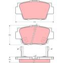 Kit pastiglie freno posteriore TRW - GDB3039