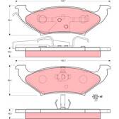 Kit pastiglie freno posteriore TRW - GDB4045