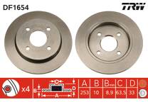 Brake disc set (2)