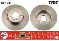 Brake disc set (2)