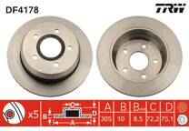 Brake disc set (2)