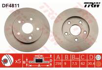 Brake disc set (2)