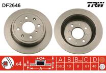 Brake disc set (2)